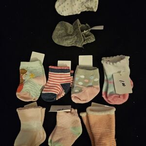Assorted Colorful Baby Socks Set